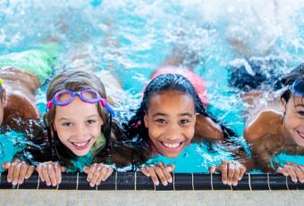 Group Swim Lessons Kids in Pool