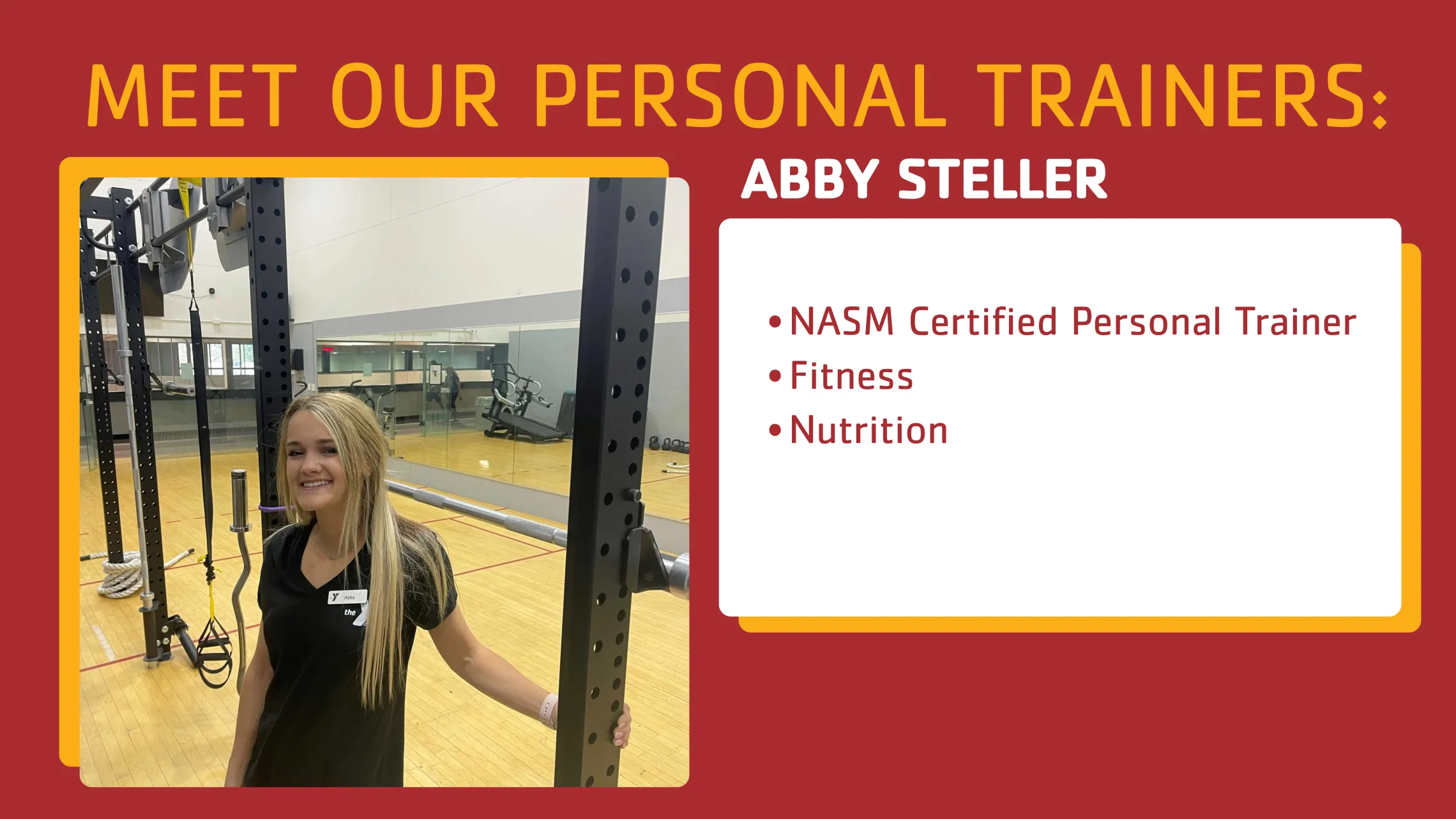 Abby Personal Trainer YMCA Littleton