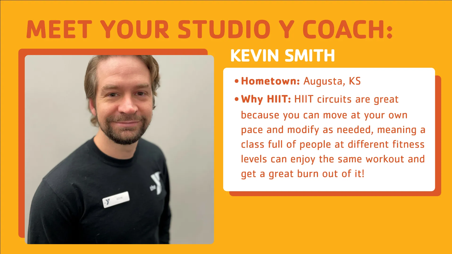 Kevin Studio Y Coach YMCA Arvada