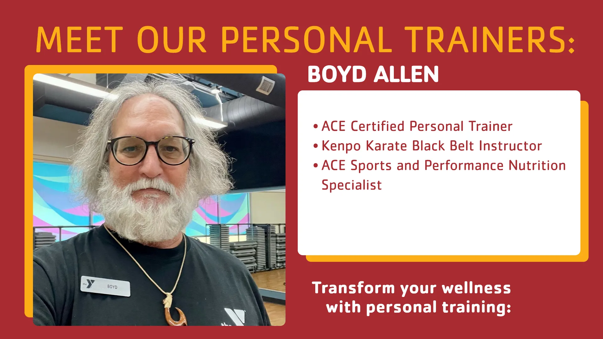 Boyd Allen YMCA Denver Personal Trainer