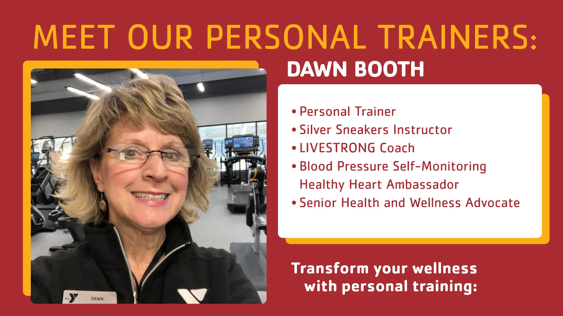 Dawn Booth YMCA Denver Personal Trainer