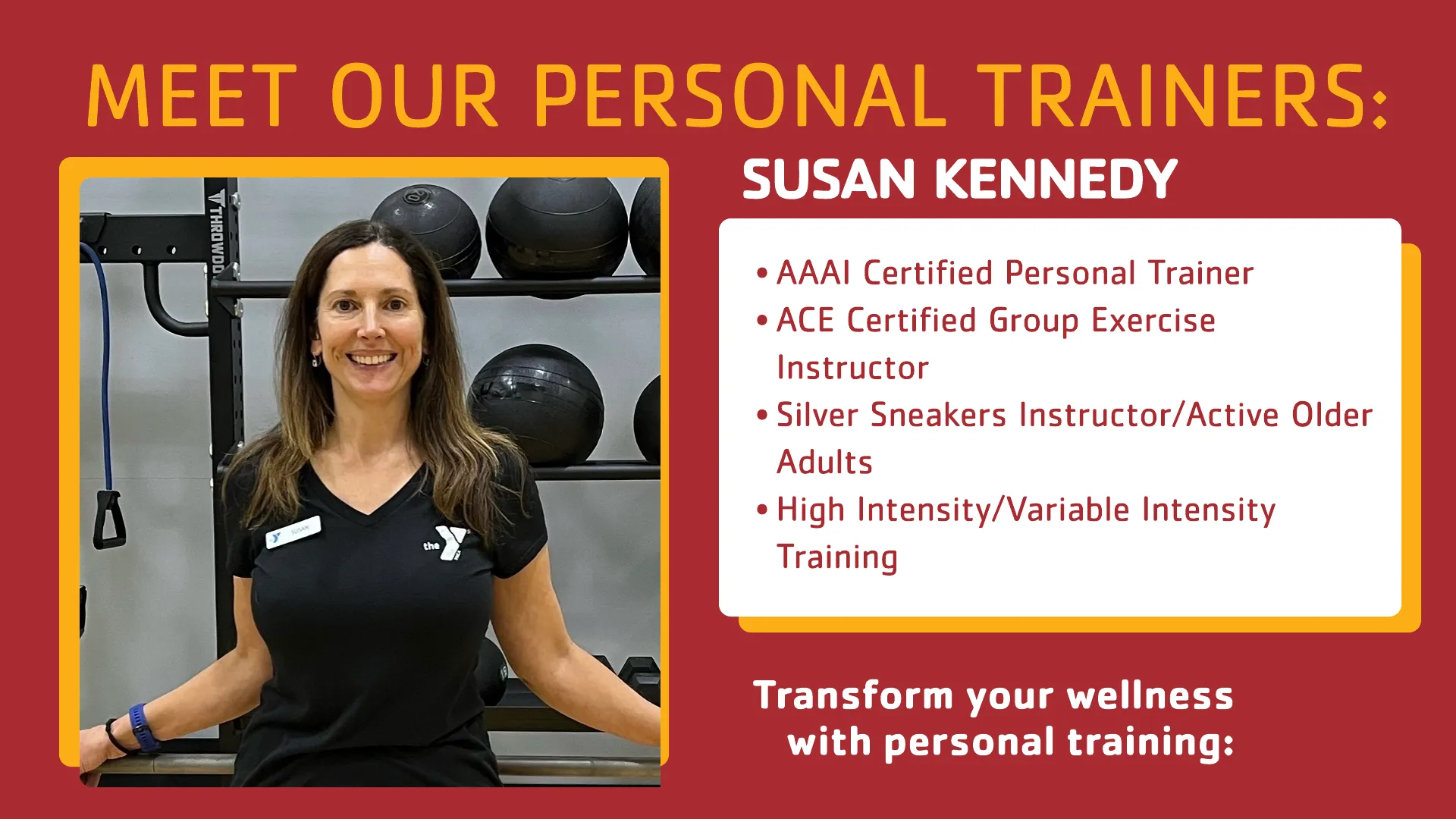 Susan Kennedy YMCA Denver Personal Trainer