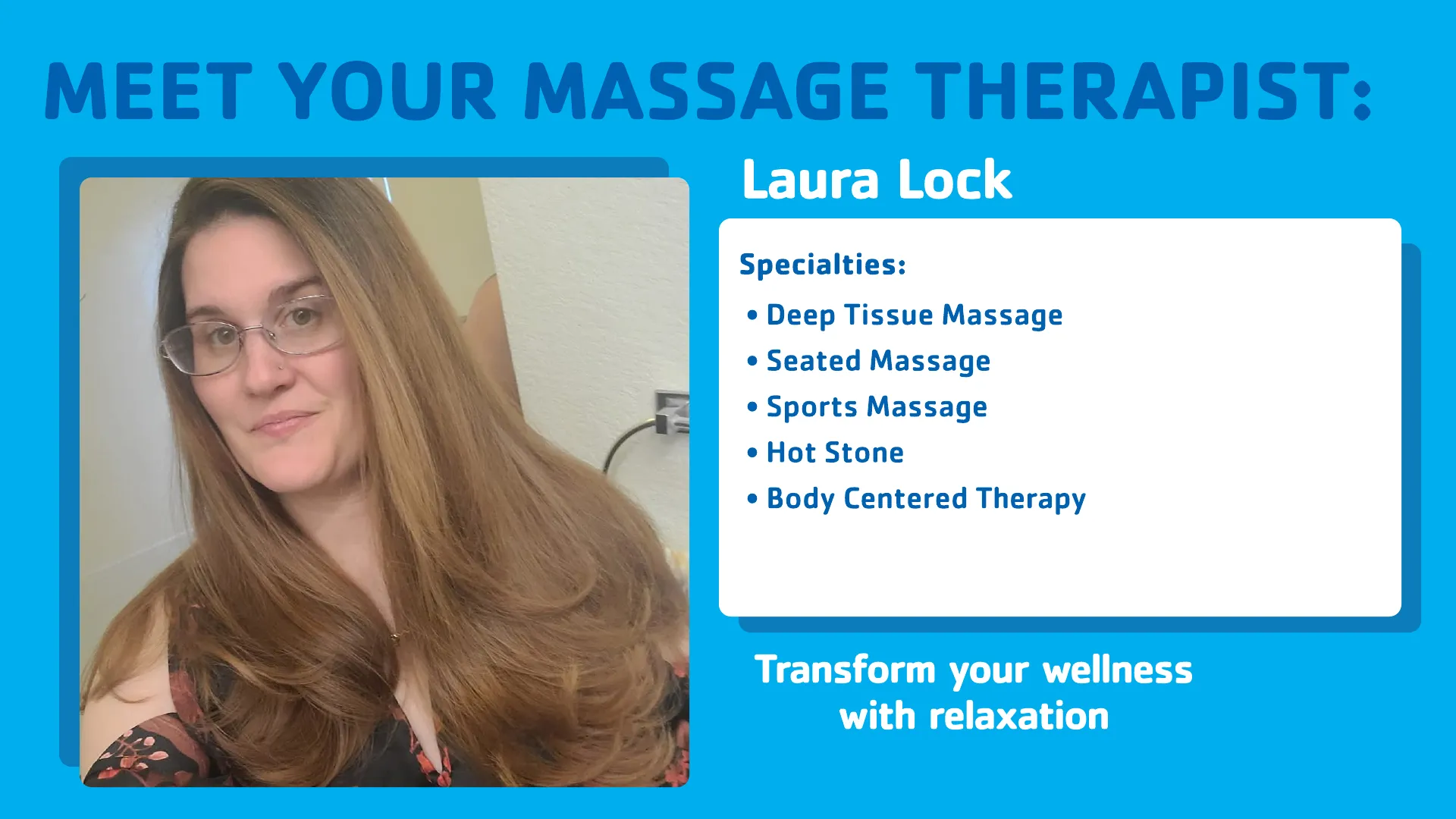 Laura Massage Therapist Denver YMCA