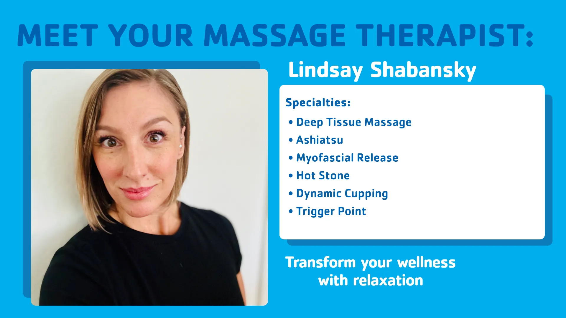 Lindsay Massage Therapist Denver YMCA