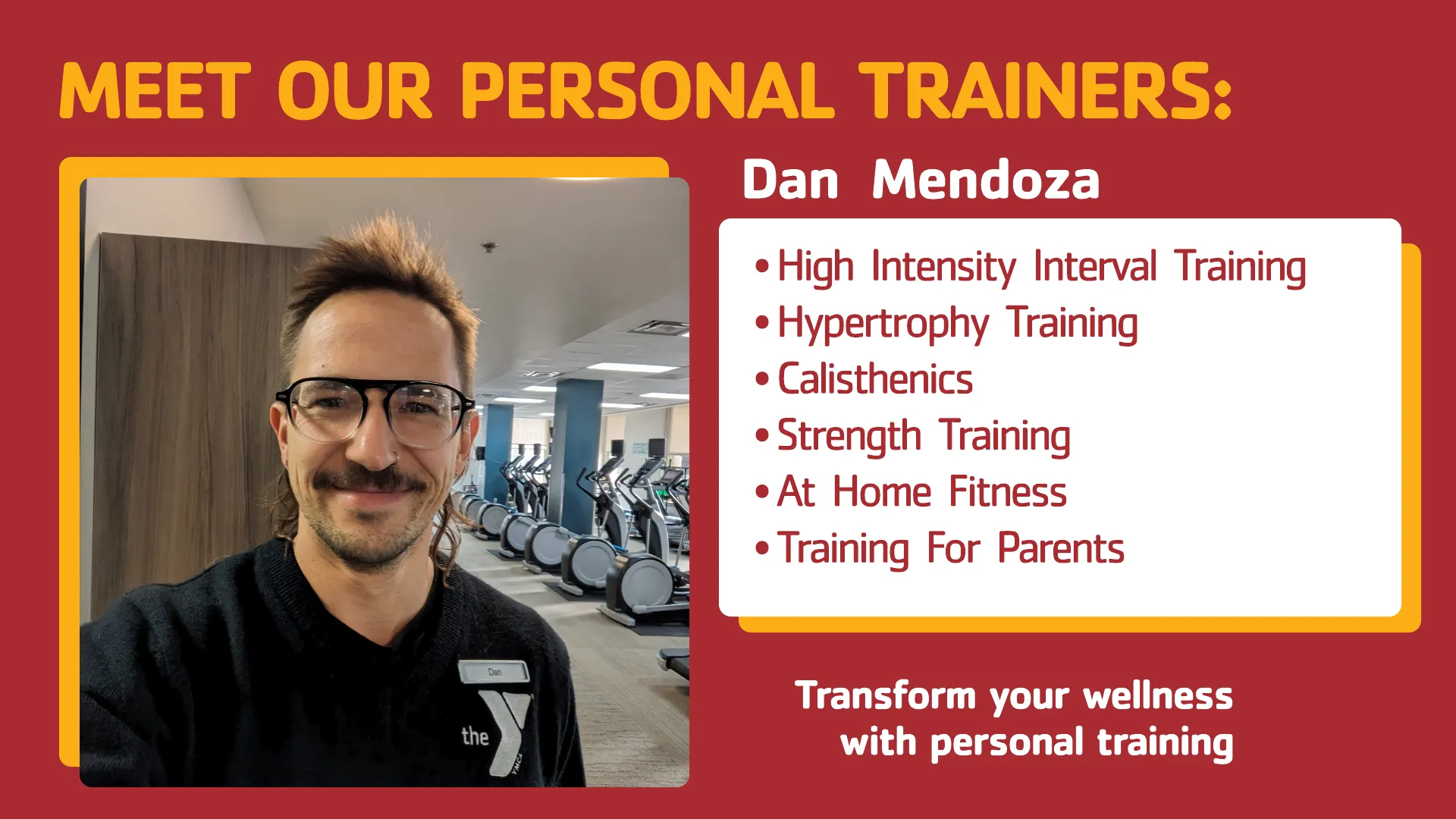 Dan Mendoza Personal Trainer Denver YMCA