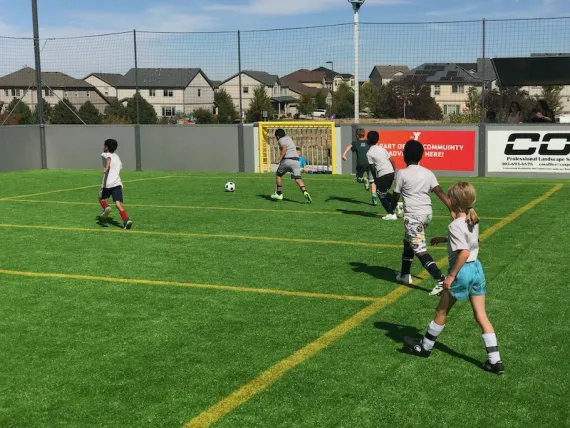 Soccer Pitch at Aurora YMCA at Wheatlands