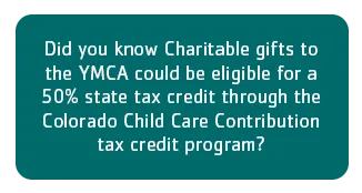 Charitable Tax Credit Donate Denver YMCA
