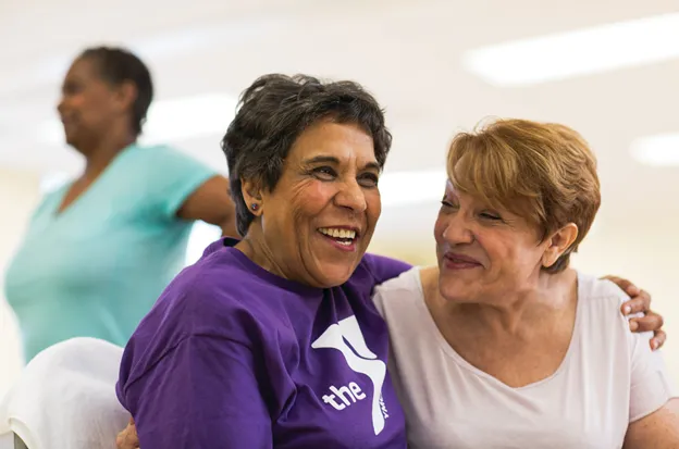 Women laughing